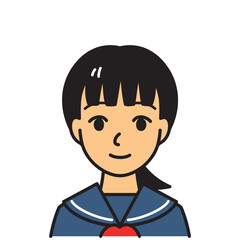 女子学生
