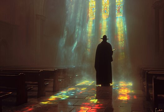 Rainbow Vestments: A Glimpse into the World of Colorful Religious Garments Generative AI