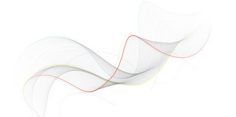 Gray and white abstract background with flowing particles. Digital future technology concept. business background lines wave abstract flowing stripe and curve.