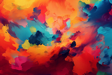 Bright abstract colorful background texture, paint wallpaper - obrazy, fototapety, plakaty