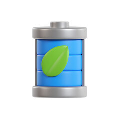 Green Energy 3D Illustration