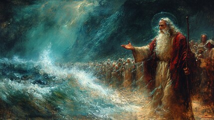 God's Wrath Unleashed: The Flood of Noah's Time Generative AI