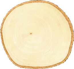 Empty wooden cutting board. Top view image.	