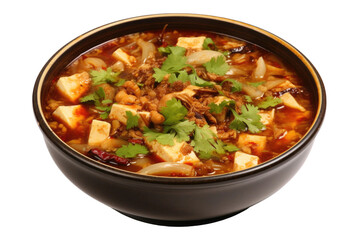 The Fiery Flavors of Sichuan Isolated On Transparent Background