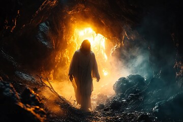 Jesus in the Cave: A Glimpse of the Savior in the Darkness Generative AI