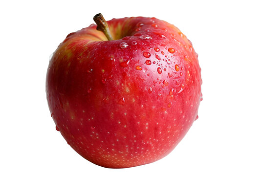 Red Apple Isolated on Transparent Background