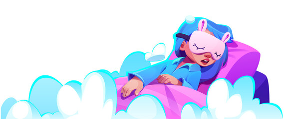 Woman Sleeping in Mask