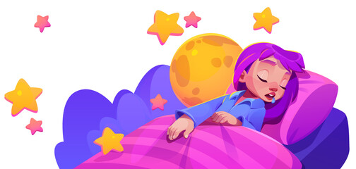 Teenage Girl Sleeping