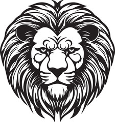 lion head vector