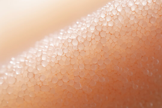 Macro Close-Up of Sugar Peeling Crystals