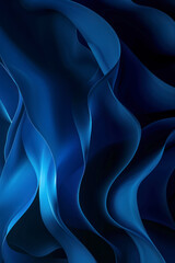 Vertical Modern black blue abstract background. Minimal. Color gradient. Dark. Web banner. Geometric shape.