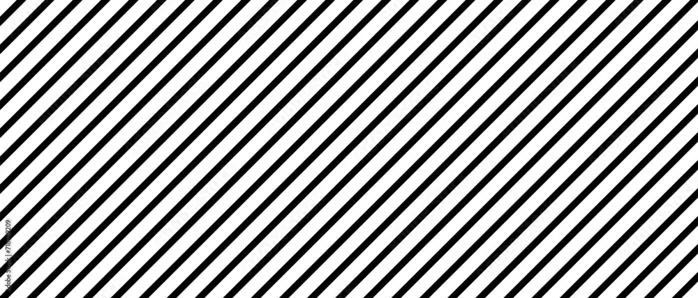 Wall mural diagonal lines on white background. rows of slanted black lines. stripes grid.