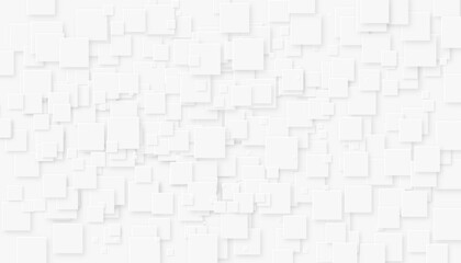 Square abstract white background. Modern minimalist square geometric background
