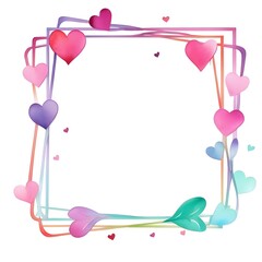 Love Border Frame, Valentine Frame