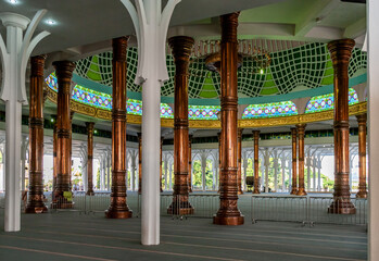 Al-Falah Great Mosque is the largest mosque in Jambi, Indonesia. The mosque is also known as the 1000 Pillars Mosque