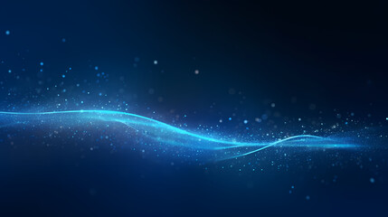 Obraz premium Digital technology particles abstract background, abstract analysis visualization