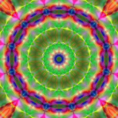 Modern floral ornament. Creative mandala. Color Raster illustration. For Wallpaper, print, fashion. Carpet designs patterns Persian relief