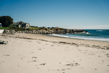 Hampton, NH, USA - July 23, 2020: North Hampton Beach