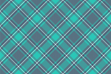 Plaid texture fabric of vector check textile with a background seamless pattern tartan.