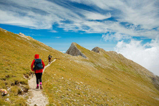 Monte Camicia, Italy. The Gran Sasso National Park	