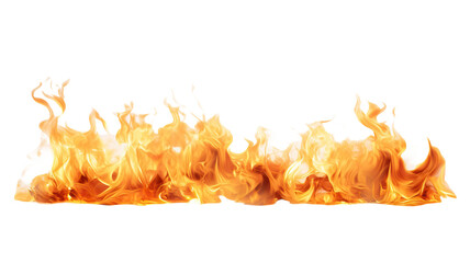 flames for decorating projects on a white background - Powered by Adobe