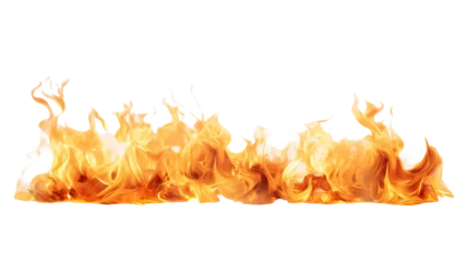  flames for decorating projects on a white background © Pixel Town