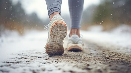 Winter Jogging: A Runner’s Snowy Trail Journey