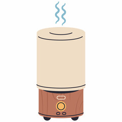 Aroma diffuser vector cartoon illustration isolated on a white background.