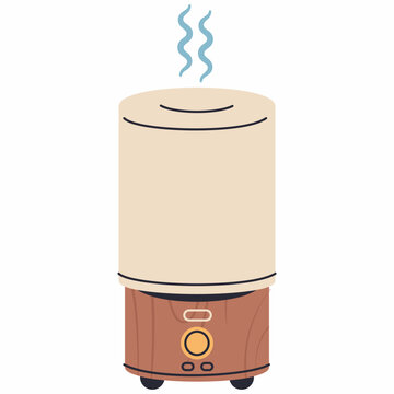 Aroma diffuser vector cartoon illustration isolated on a white background.
