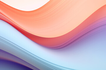 Abstract 3D Colorful Liquid Wave Background