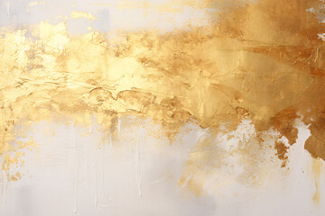 Gold Acrylic Background Texture, Abstract Art Canvas