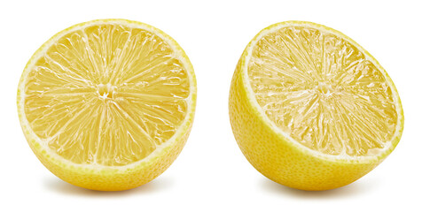 Fresh organic lemon isolated