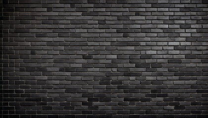 Black brick wall with visible texture, dark, realistic background