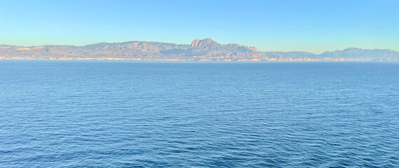 Panorama of the spanish coast near Alicante, Spain - 718824498