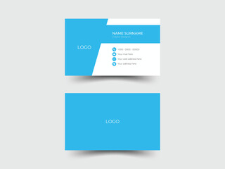 Modern Business Card Abstract and Creative Business Card Template.