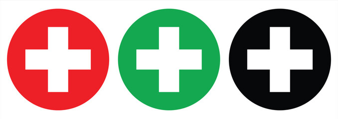 	
First aid icon, First aid symbol vector design plus icon - obrazy, fototapety, plakaty