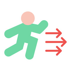 Escape icon vector image. Can be used for Prison.