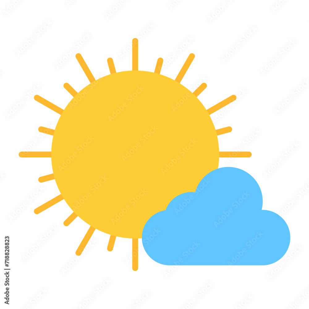 Poster sun icon vector image. can be used for in the wild.