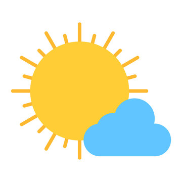 Sun icon vector image. Can be used for In The Wild.