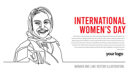 international women's day. illustration art