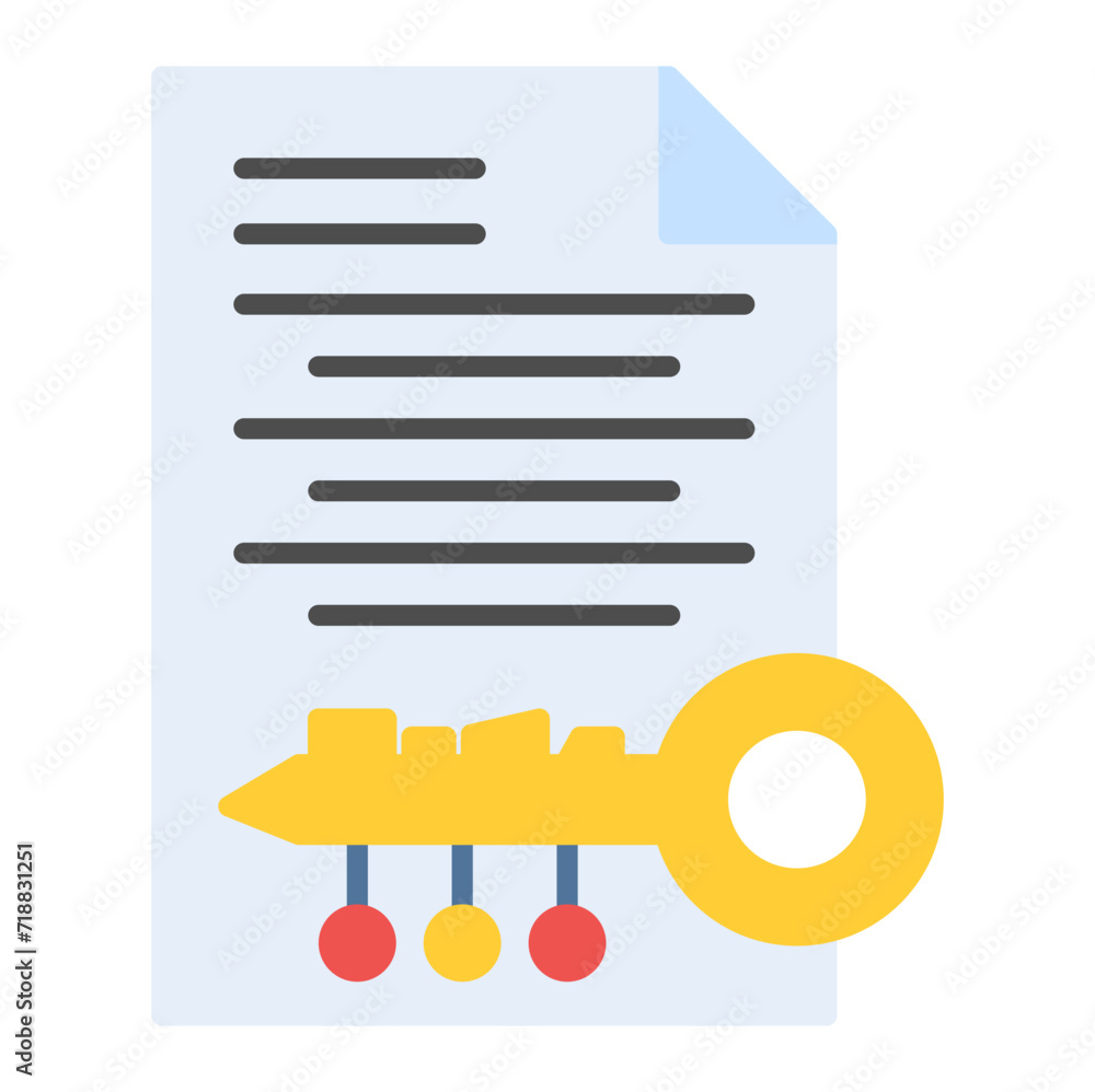 Poster asymmetric keys icon vector image. can be used for fintech.