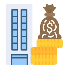 Assets icon vector image. Can be used for Fintech.