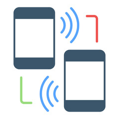 Obile Connection icon vector image. Can be used for Web Hosting.