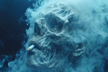 Skeleton Smoking a Cigarette: A Timeless Tale of Vaping Generative AI