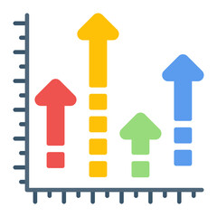 Market Prediction icon vector image. Can be used for Business Management.