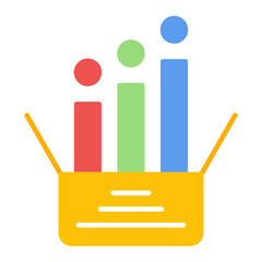 Product Growth icon vector image. Can be used for Digital Nomad.