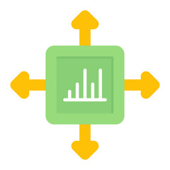 Performance Marketer icon vector image. Can be used for Digital Nomad.