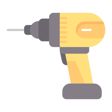 Drill icon vector image. Can be used for Plumbing.