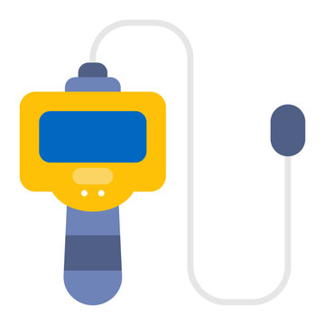 Pipe Inspection Camera icon vector image. Can be used for Plumbing.