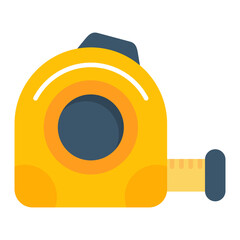 Measuring Tape icon vector image. Can be used for Plumbing.